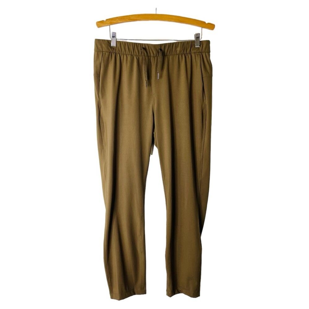 NWT CRZ Yoga brown green athletic activewear stretchy pants XL